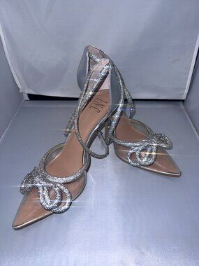 Glitter Bow Heels